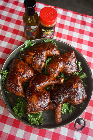 Meat Church - Matt Pittman's Mesquite Smoked BBQ Chicken Quarters with – Big Wick's